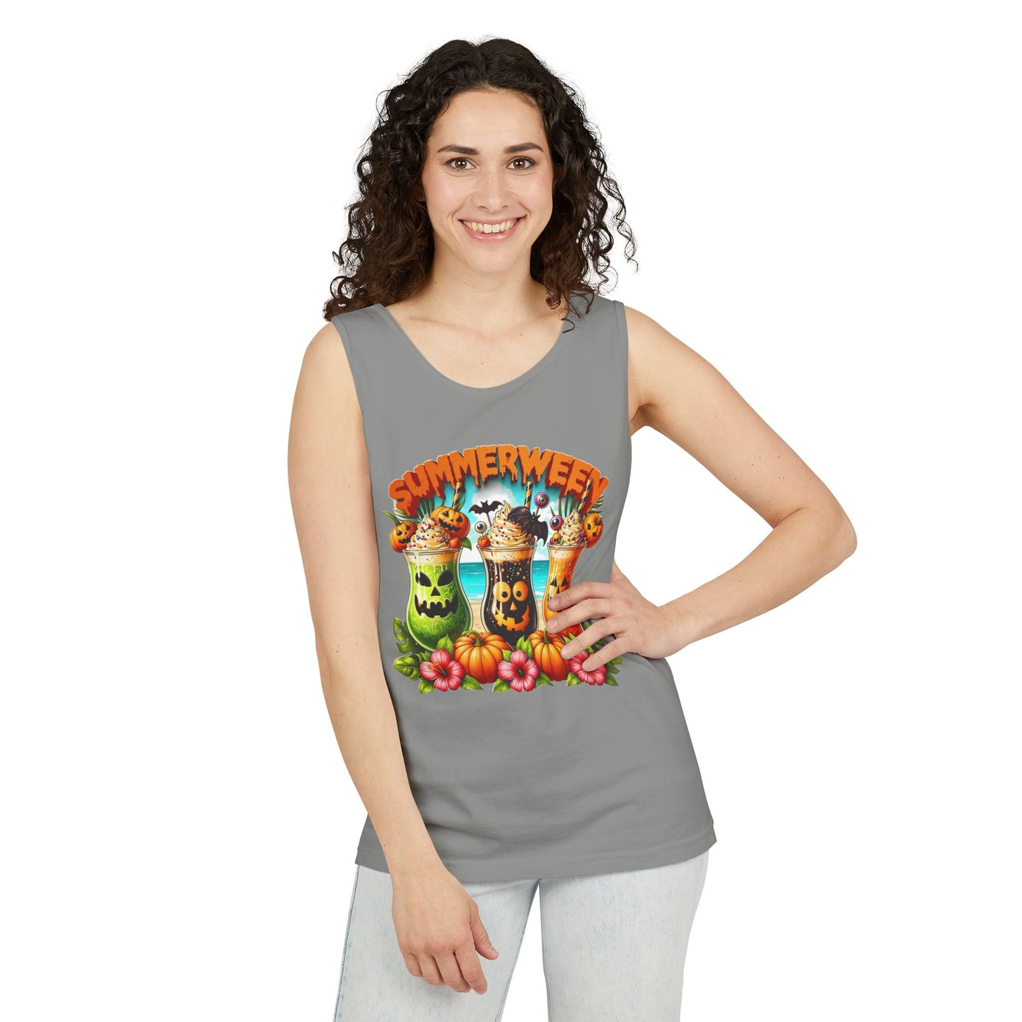 Summerween Unisex Garment-Dyed Tank Top