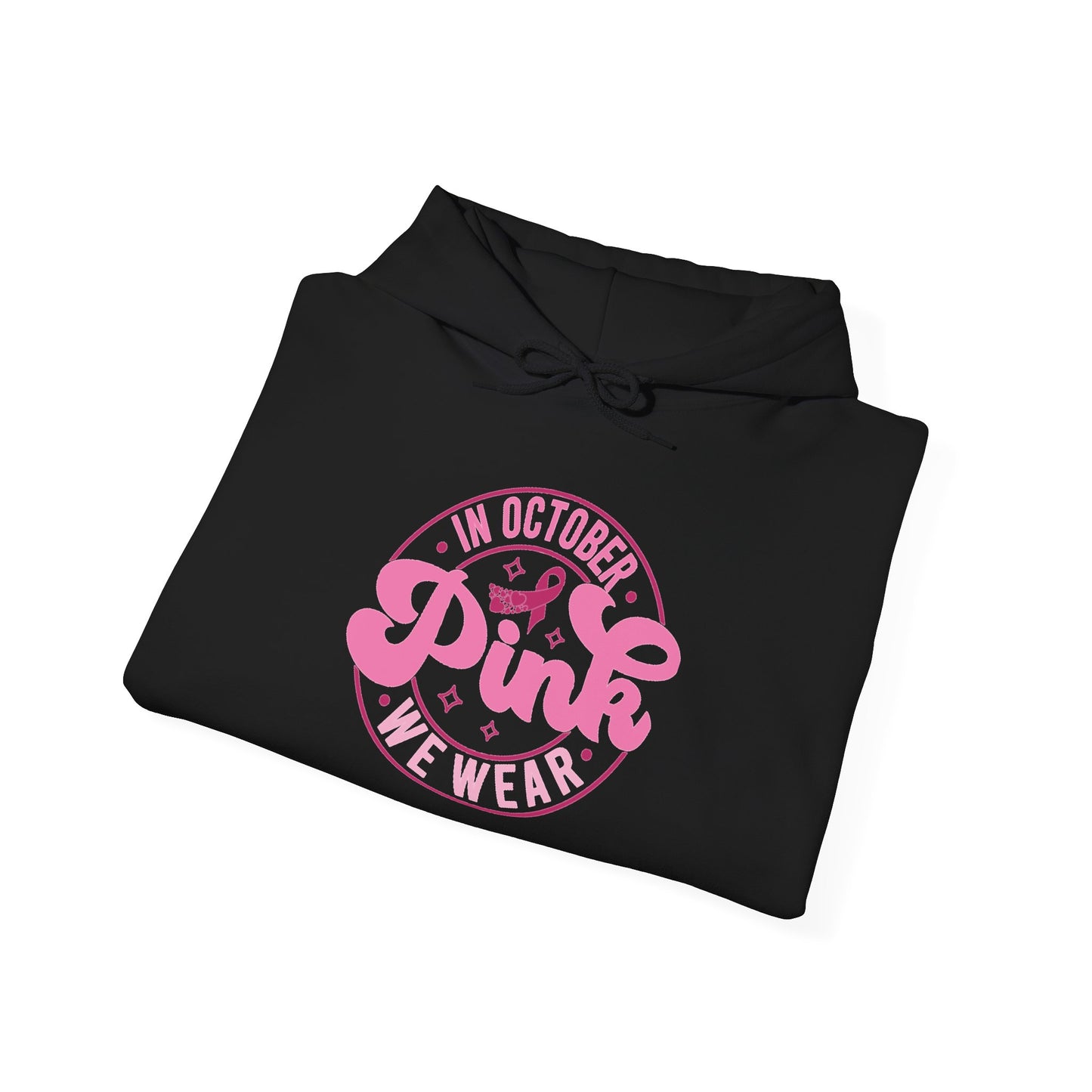 'In October We Wear Pink' Comfort Hoodie