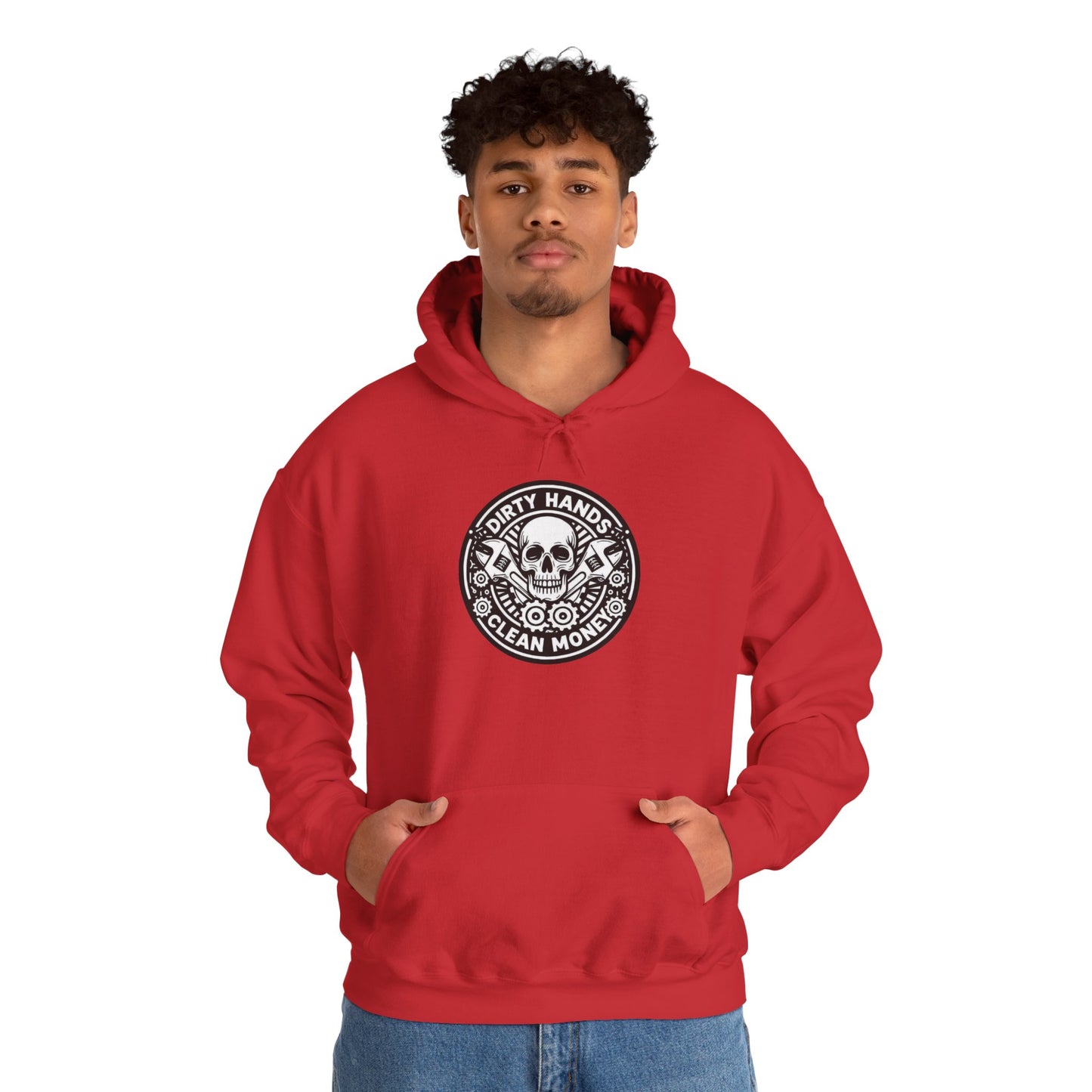 Dirty Hands Clean Money Skull Unisex Pullover