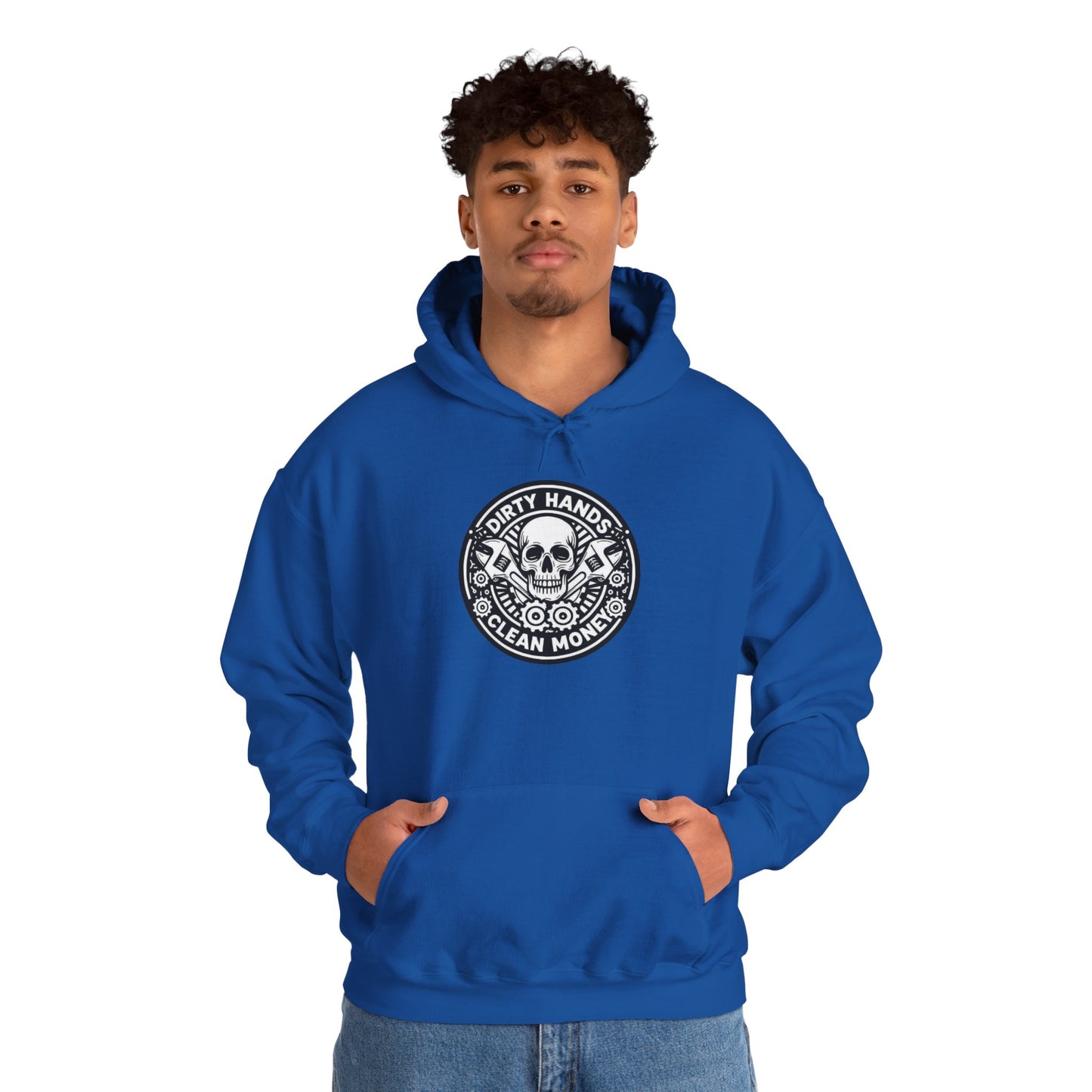 Dirty Hands Clean Money Skull Unisex Pullover