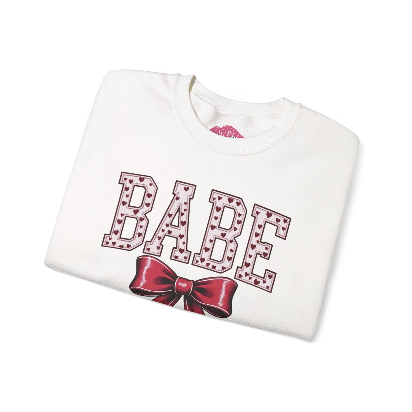 Babe Bow Crewneck Sweatshirt