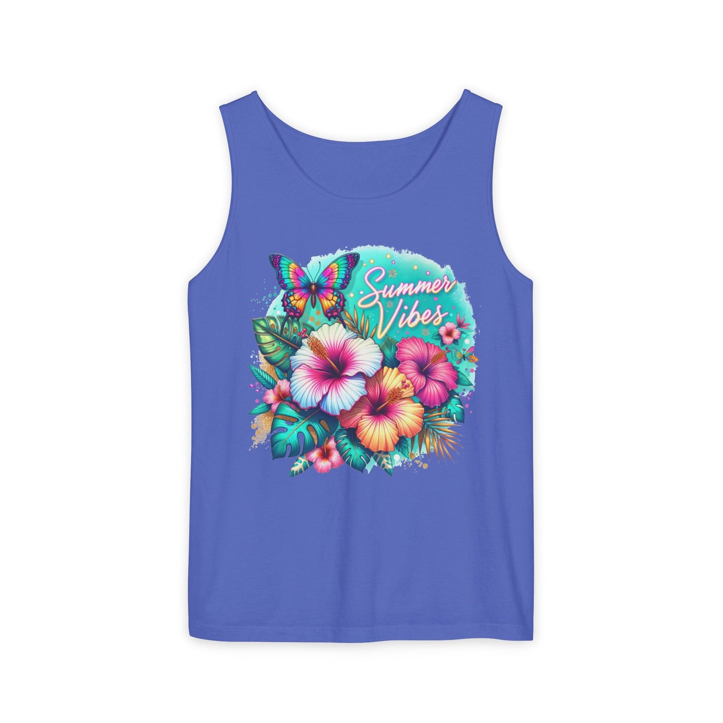 Summer Vibes Floral Tank Top