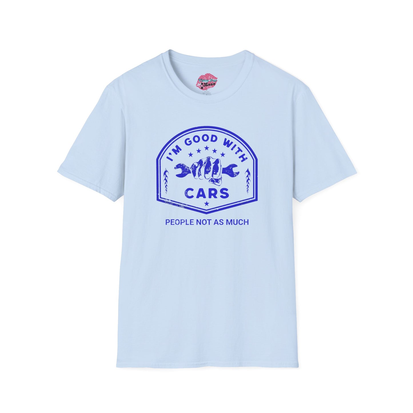 I’m Good With Cars, People Not As Much Vintage Unisex Tee