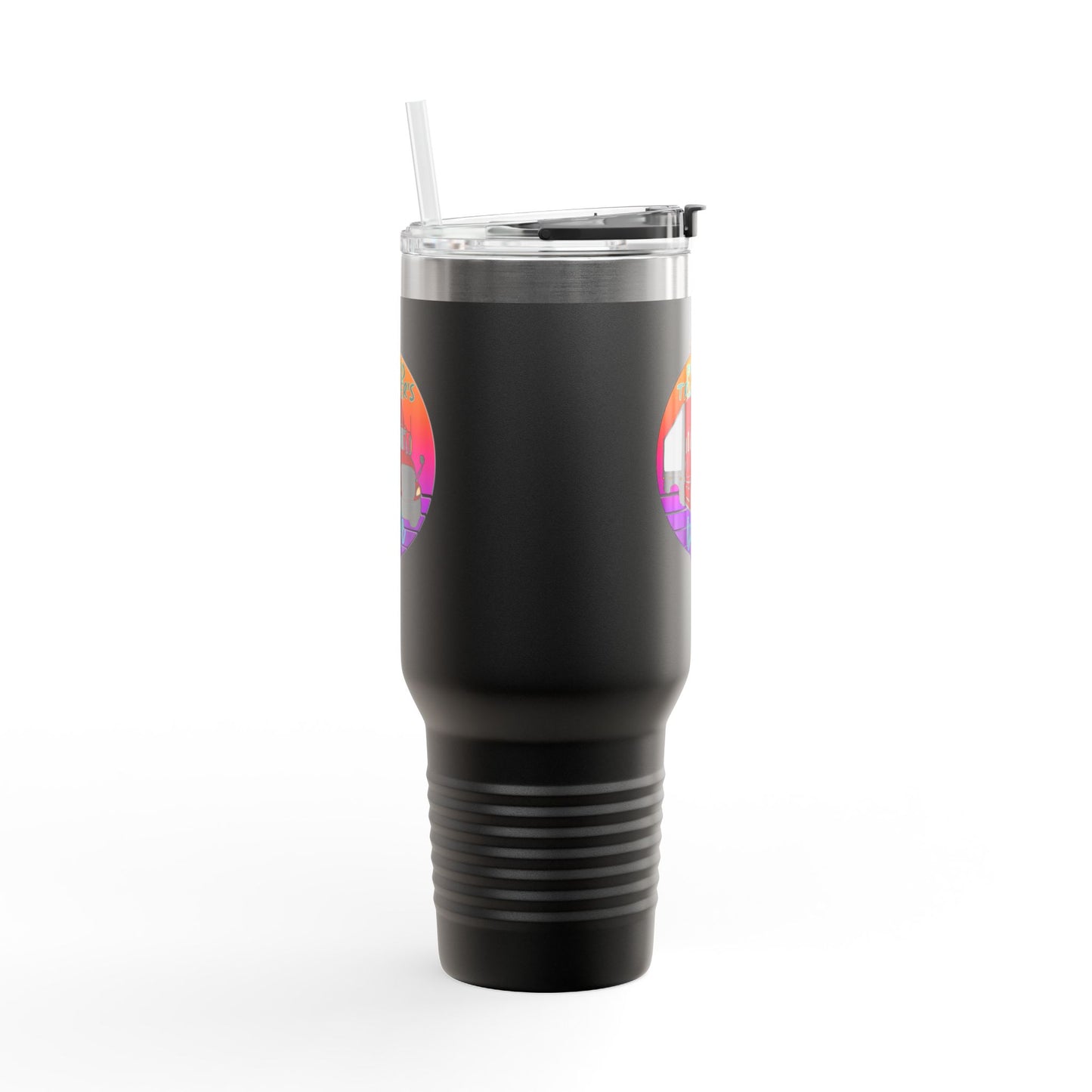 Proud Truckers Wife Insulated Travel Mug 40oz