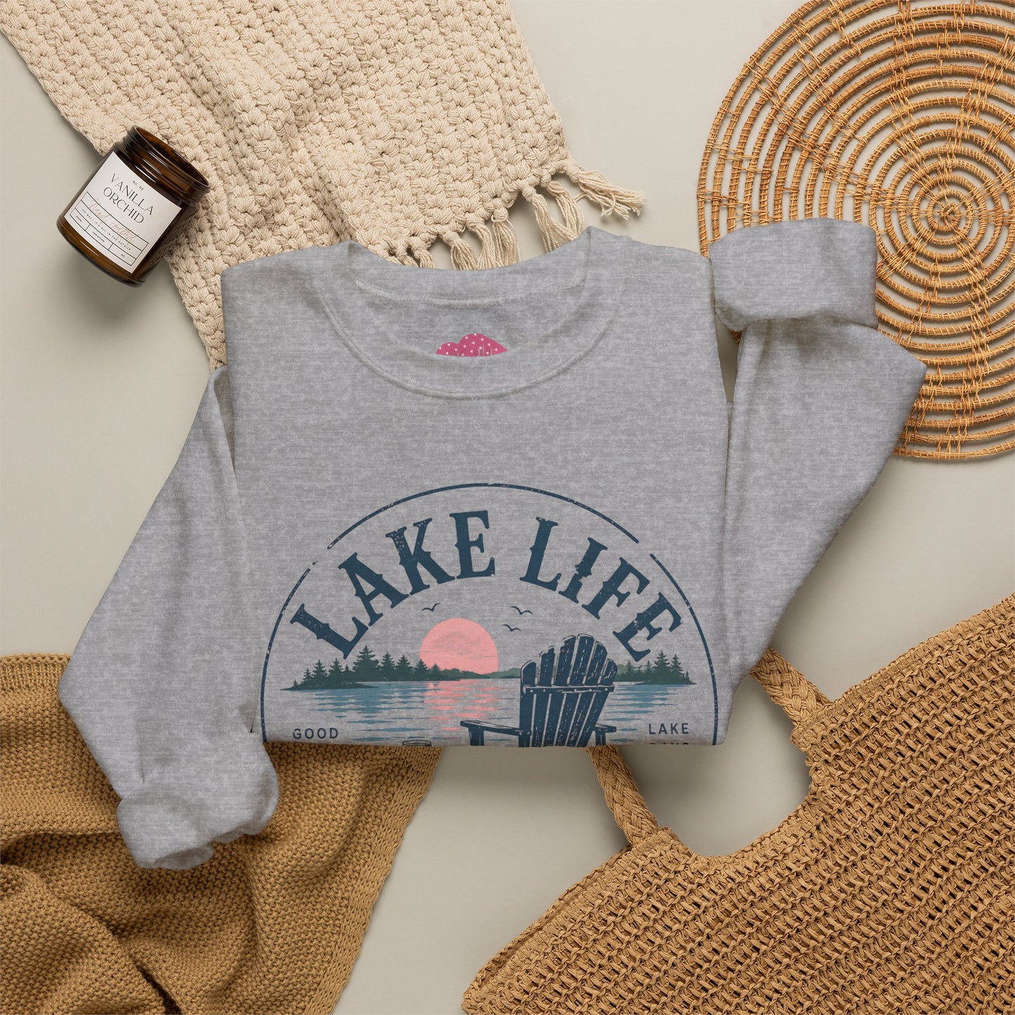 Lake Life Social Club Crewneck Sweatshirt