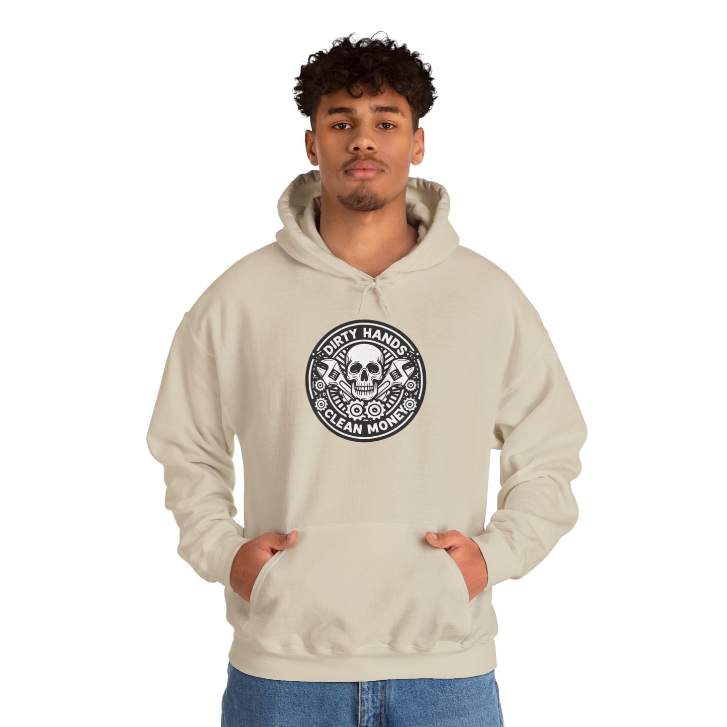 Dirty Hands Clean Money Skull Unisex Pullover