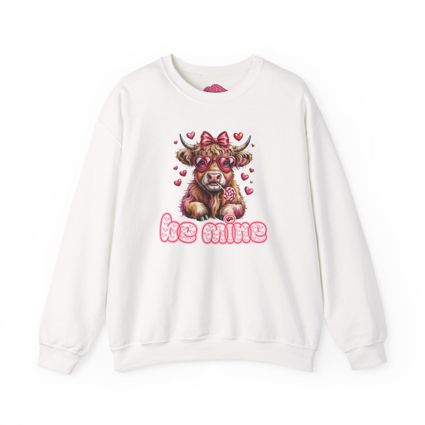 Valentine Cow 'Be Mine' Sweatshirt
