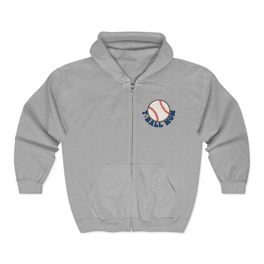 "In My T-Ball Era" Retro Zip Up Hoodie