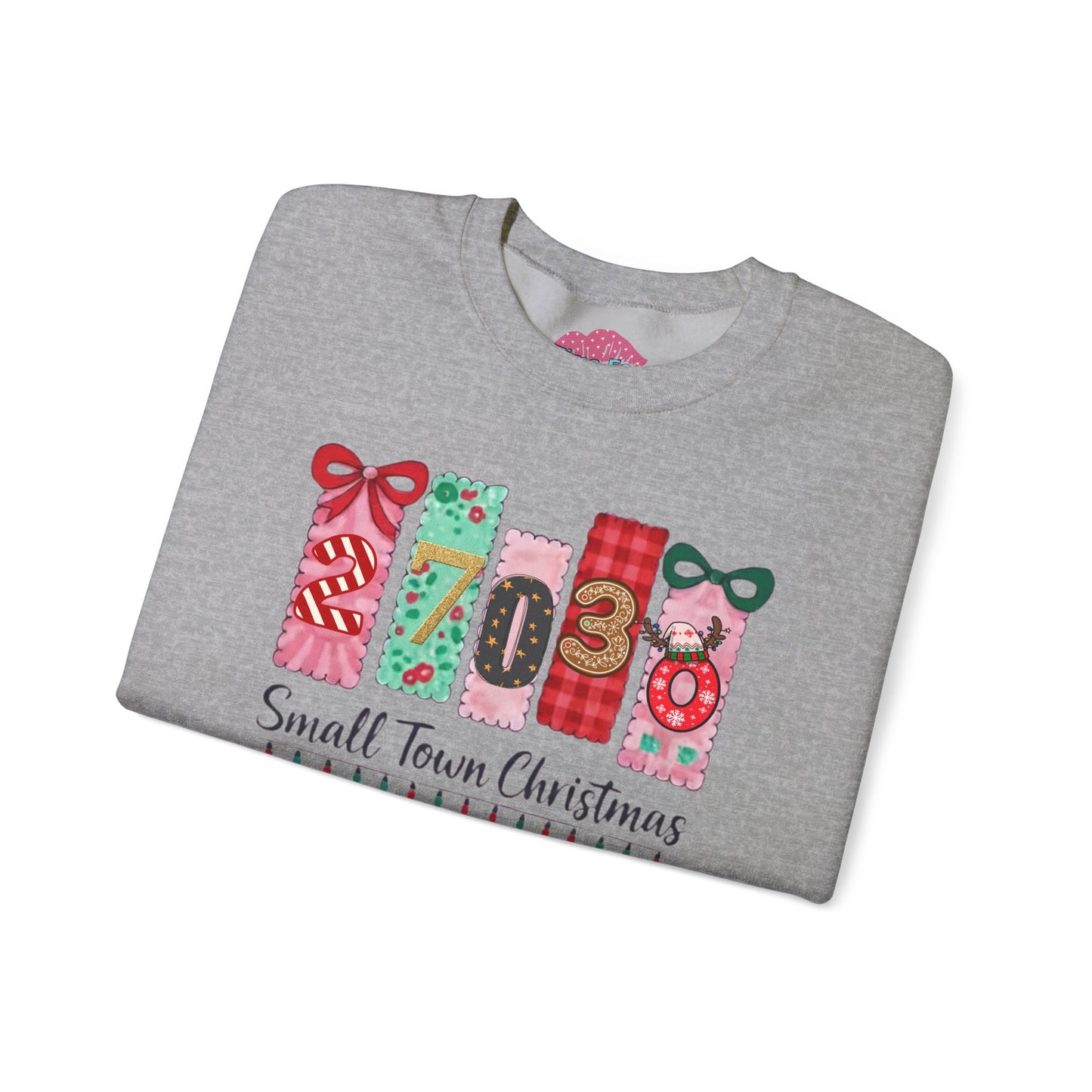 Small Town Christmas Zip Code Sweatshirt