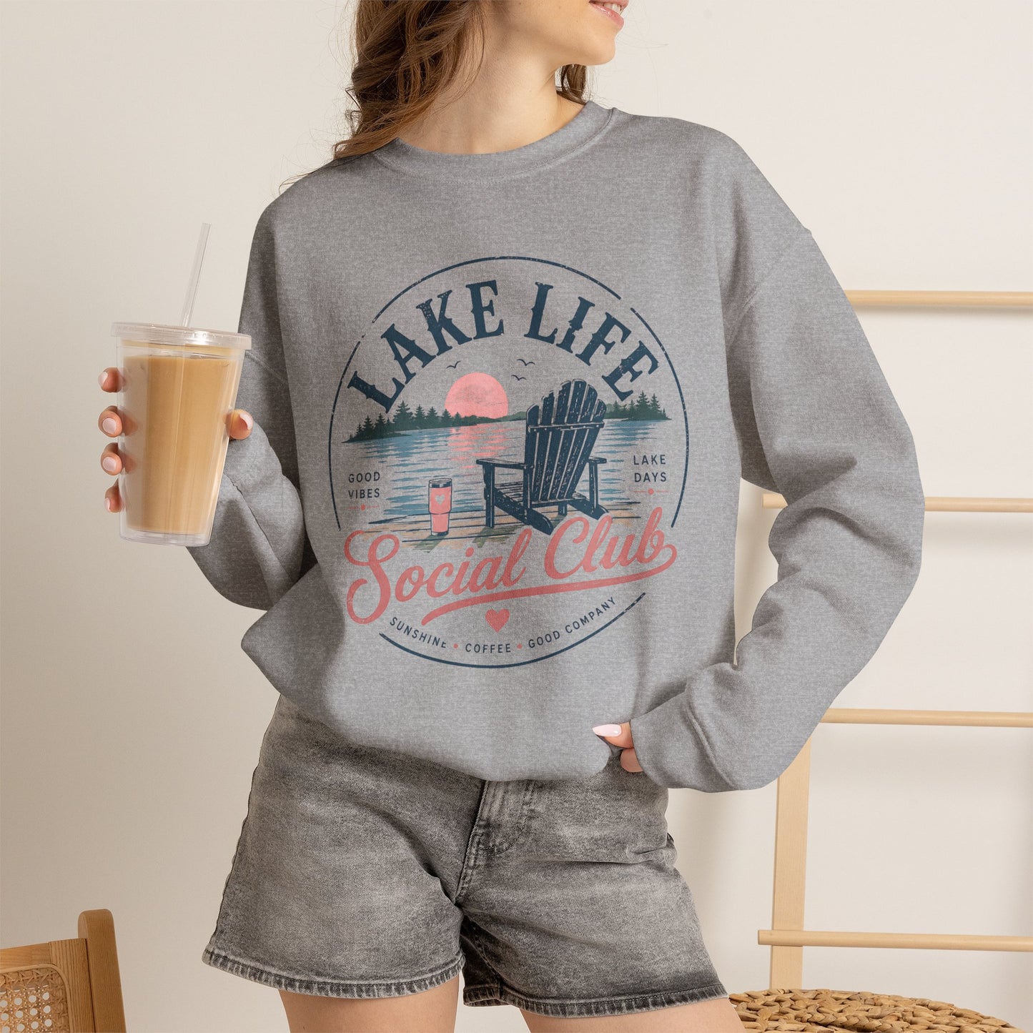 Lake Life Social Club Crewneck Sweatshirt