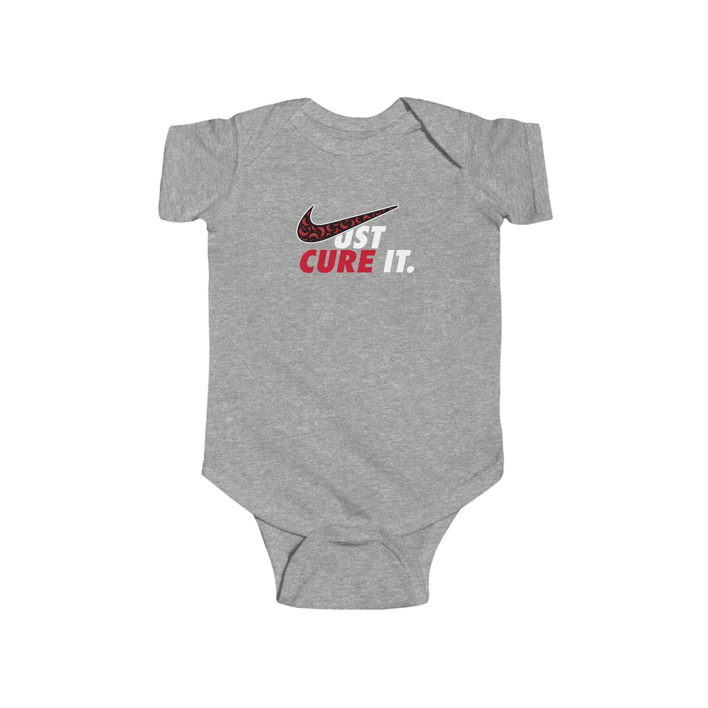 Infant Bodysuit “Just Cure It.” Sickle Cell Awareness