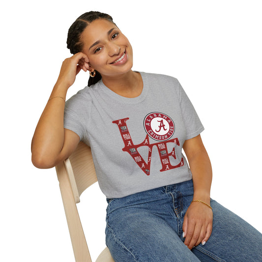 Alabama Love Unisex Soft Style Tee