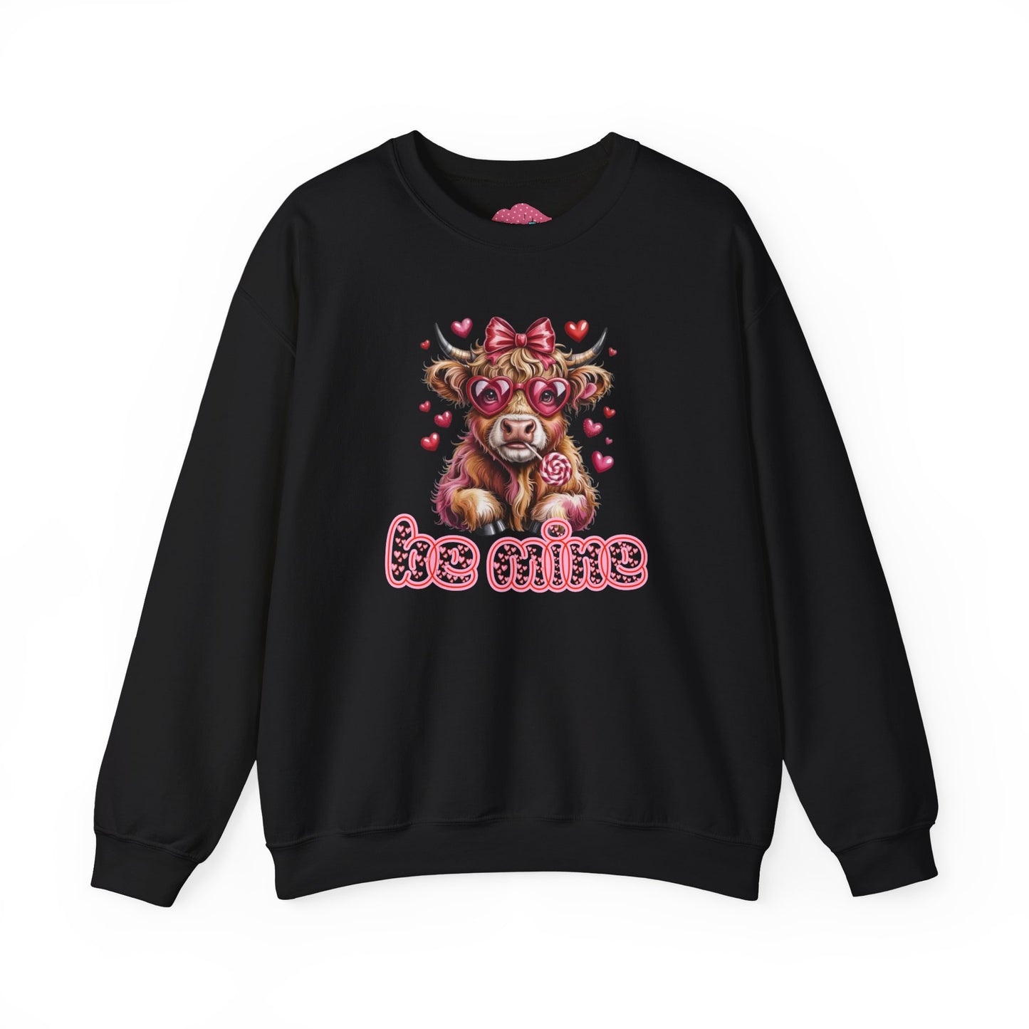 Valentine Cow 'Be Mine' Sweatshirt