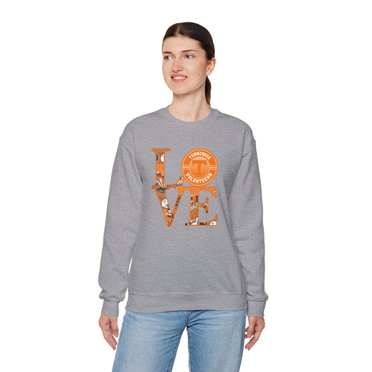 Tennessee Vols Love Unisex Sweatshirt