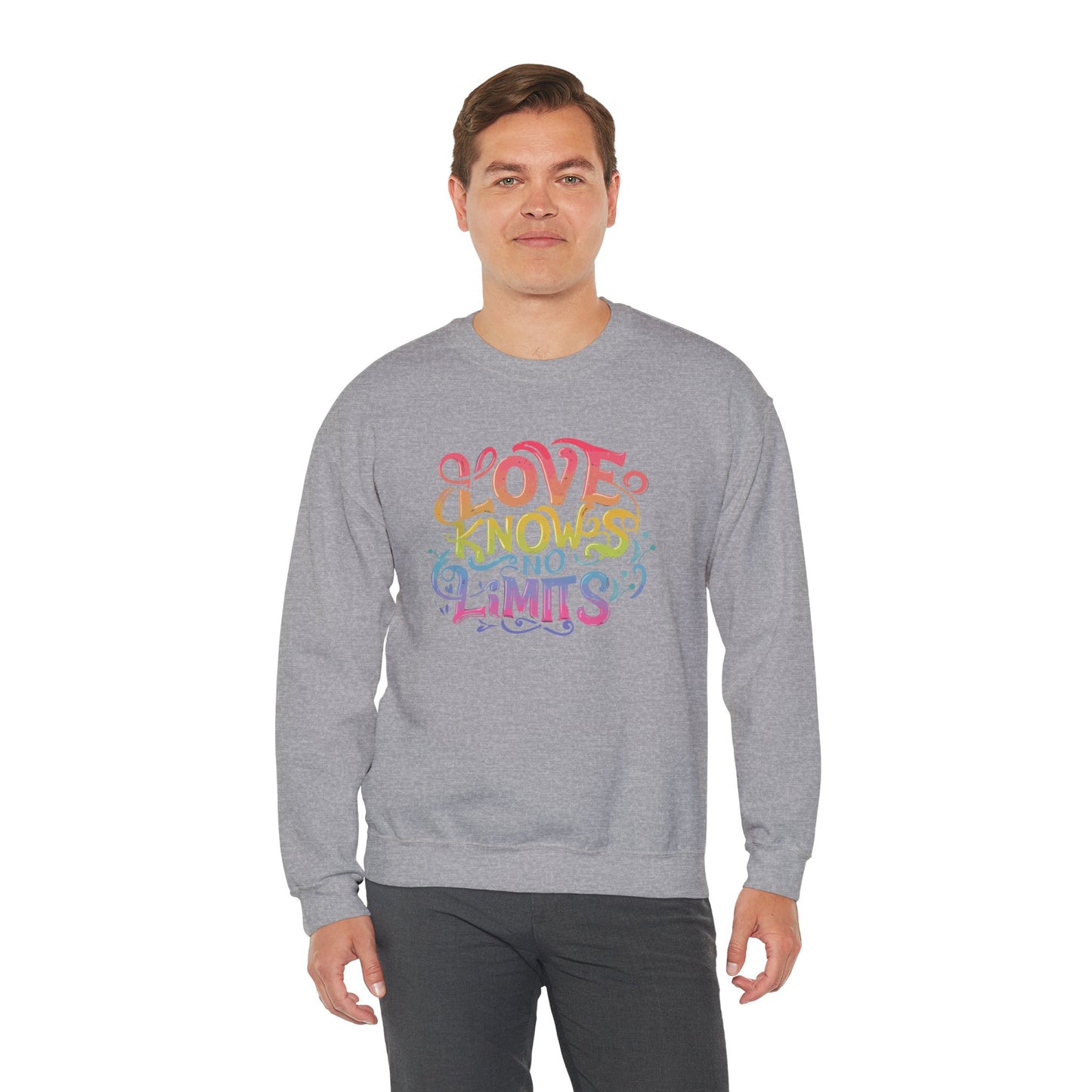 Love Knows No Limits Rainbow Unisex Sweatshirt