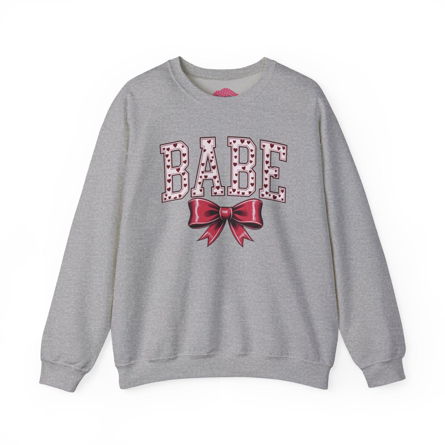Babe Bow Crewneck Sweatshirt