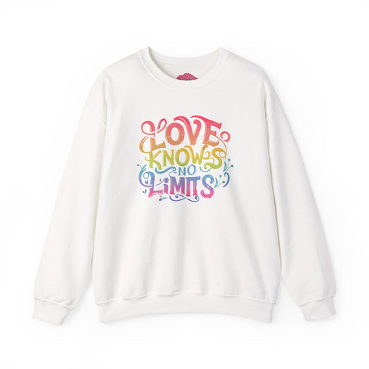 Love Knows No Limits Rainbow Unisex Sweatshirt