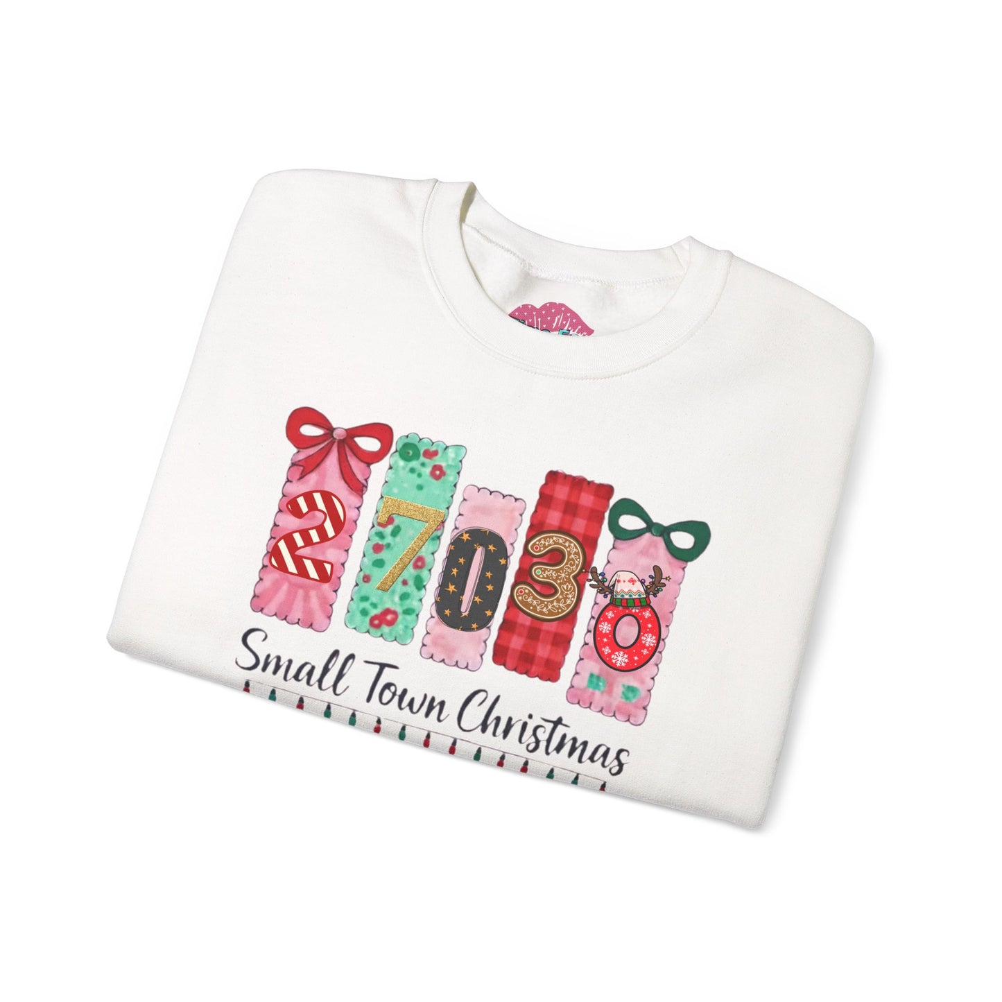 Small Town Christmas Zip Code Sweatshirt
