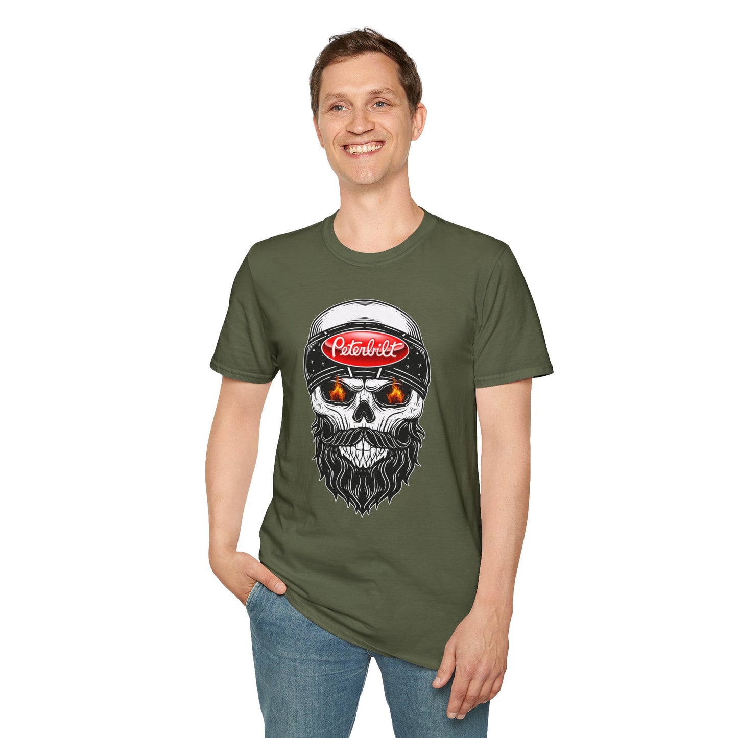 Skull Peterbilt Graphic Unisex T-Shirt