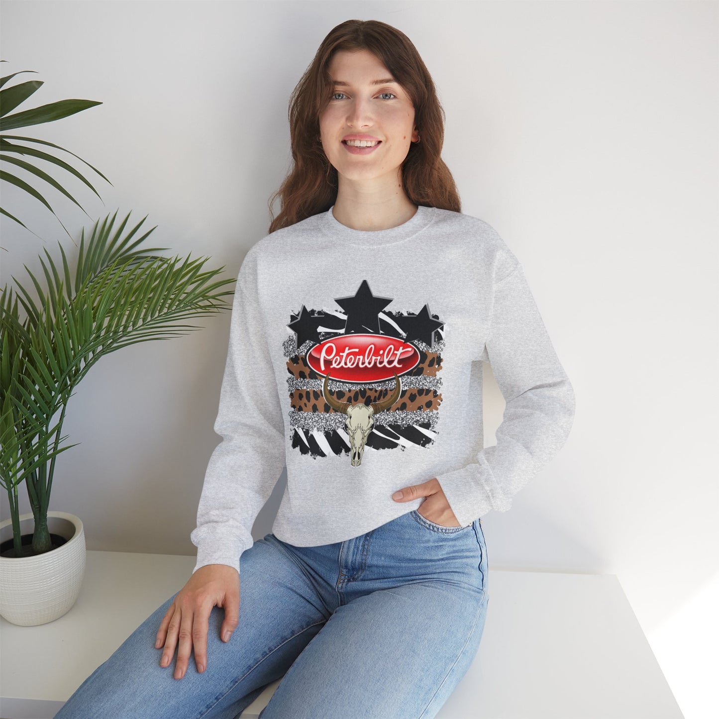 Animal Print Peterbilt Sweatshirt