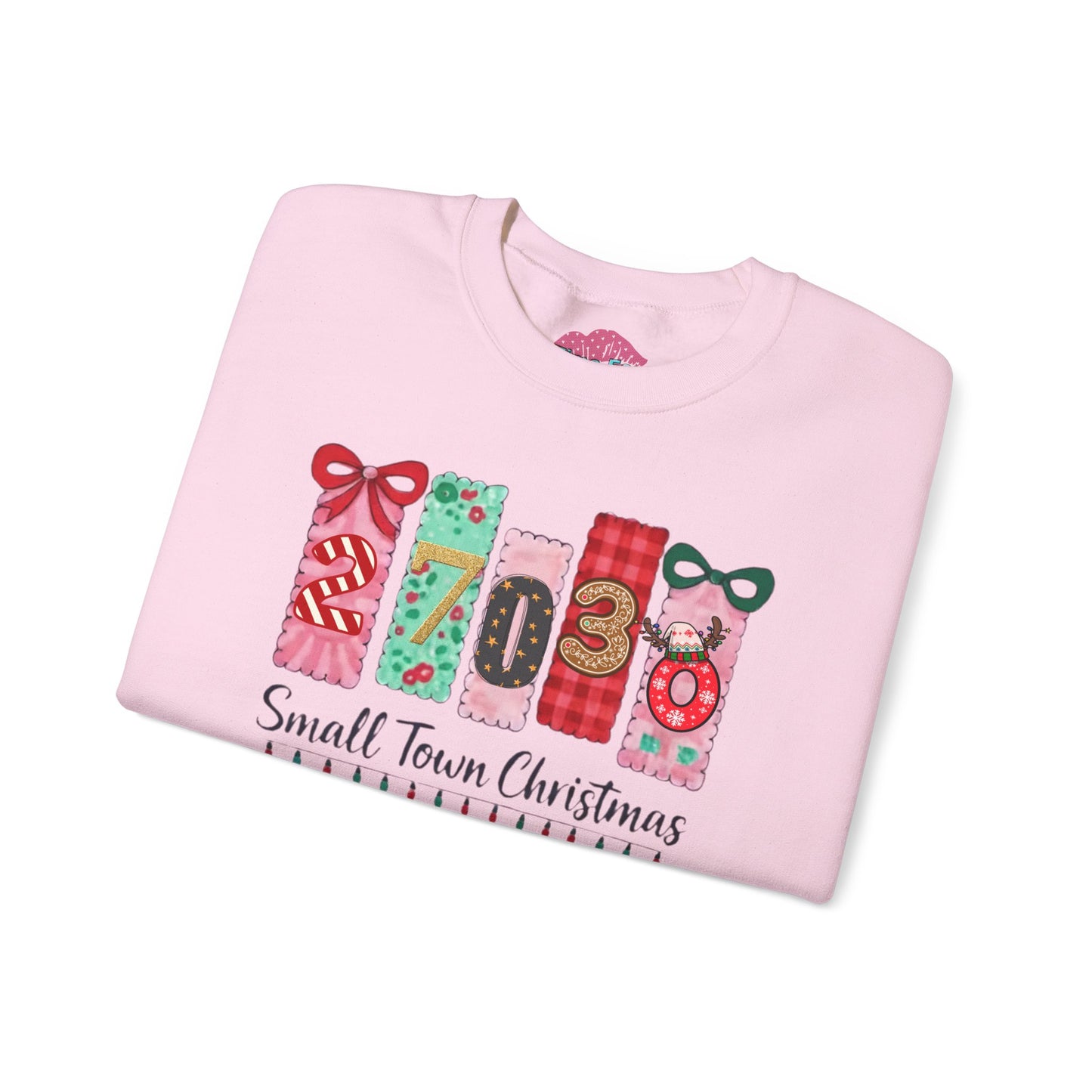 Small Town Christmas Zip Code Sweatshirt