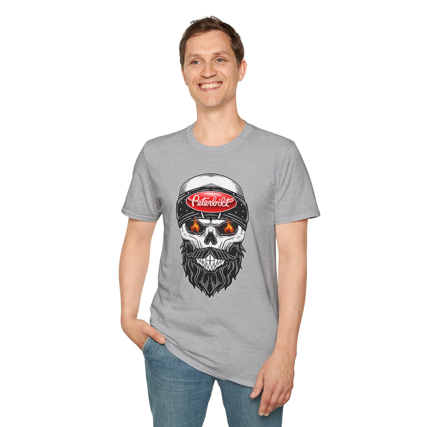 Skull Peterbilt Graphic Unisex T-Shirt