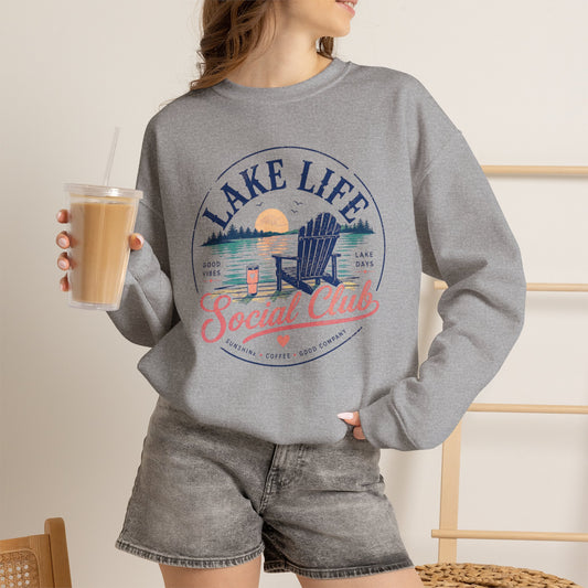 Lake Life Social Club Crewneck Sweatshirt