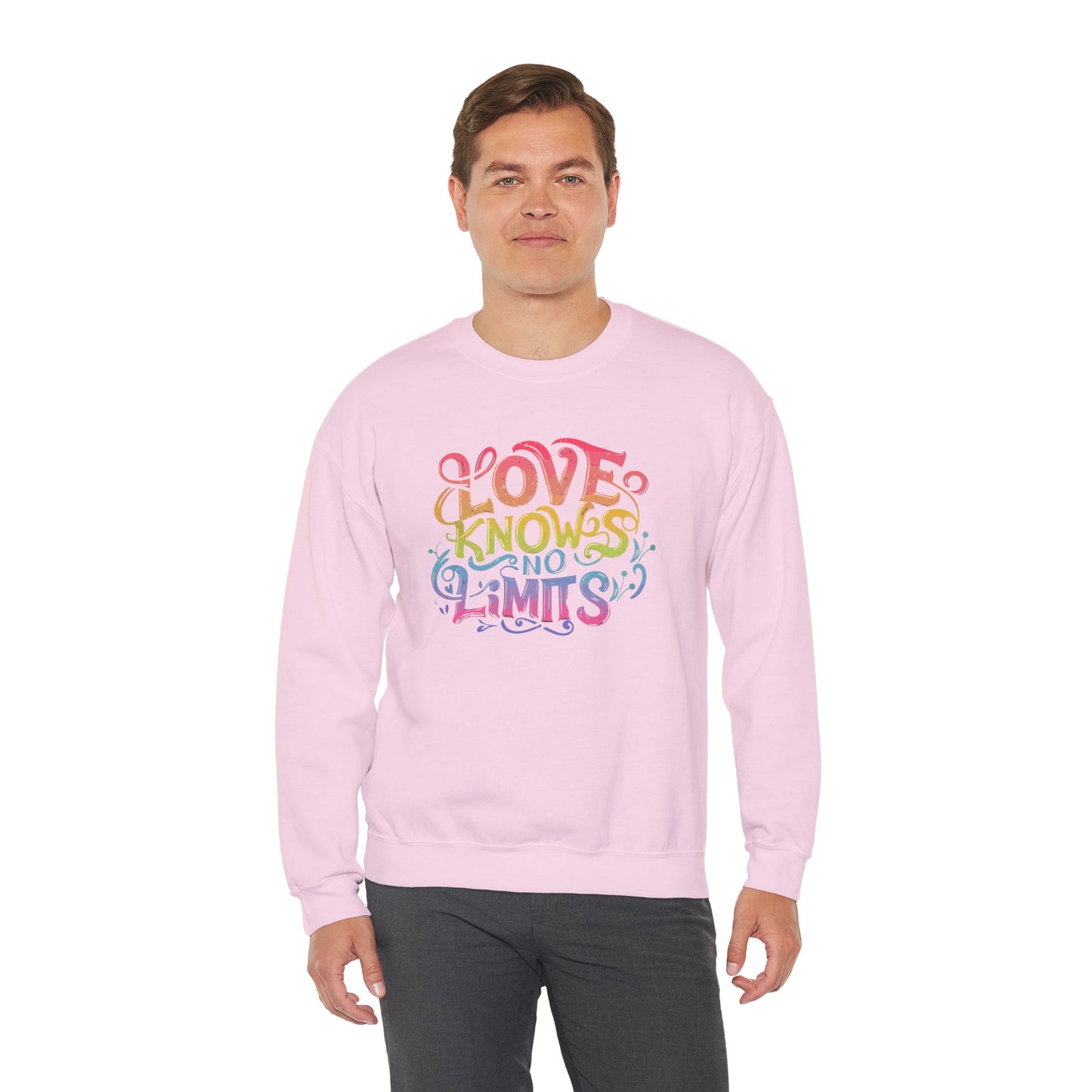 Love Knows No Limits Rainbow Unisex Sweatshirt