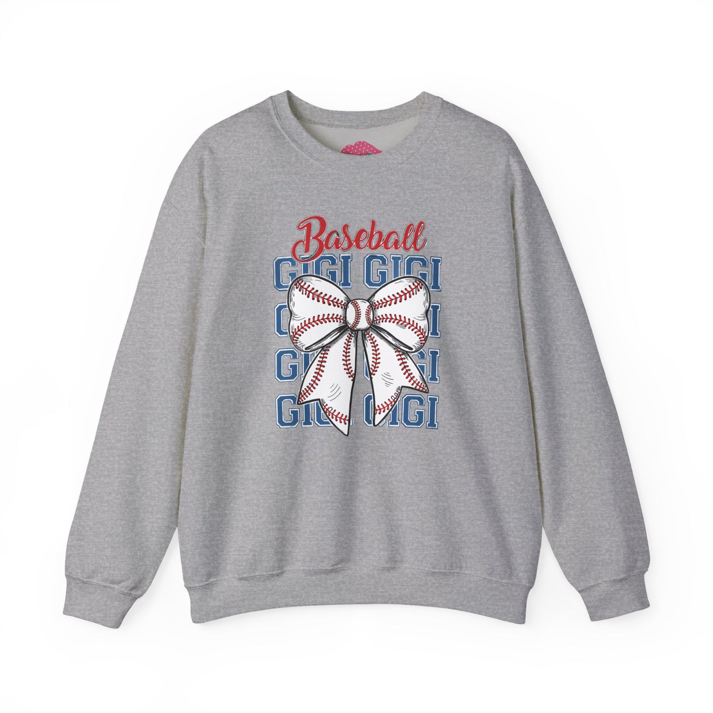 Gigi Baseball Bow Crewneck Sweatshirt