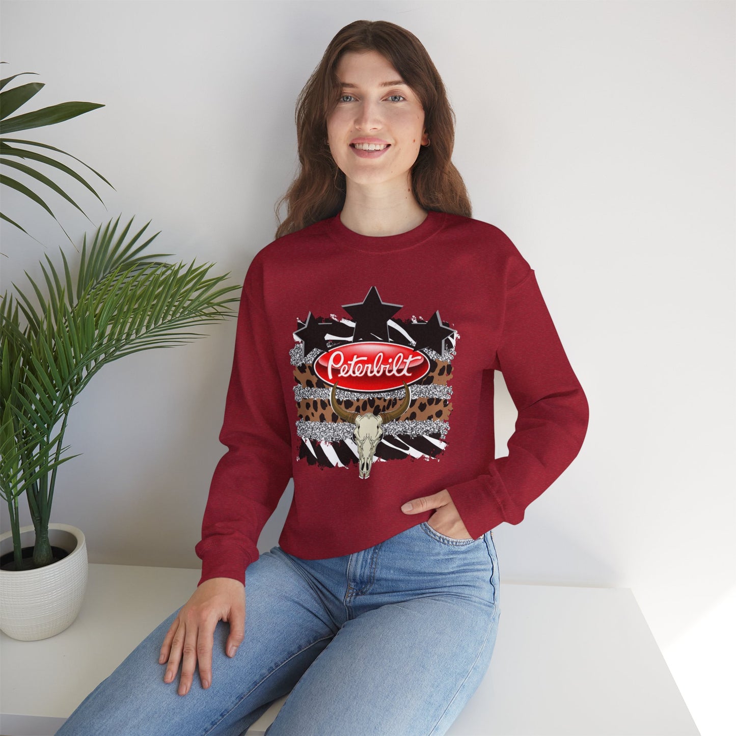 Animal Print Peterbilt Sweatshirt