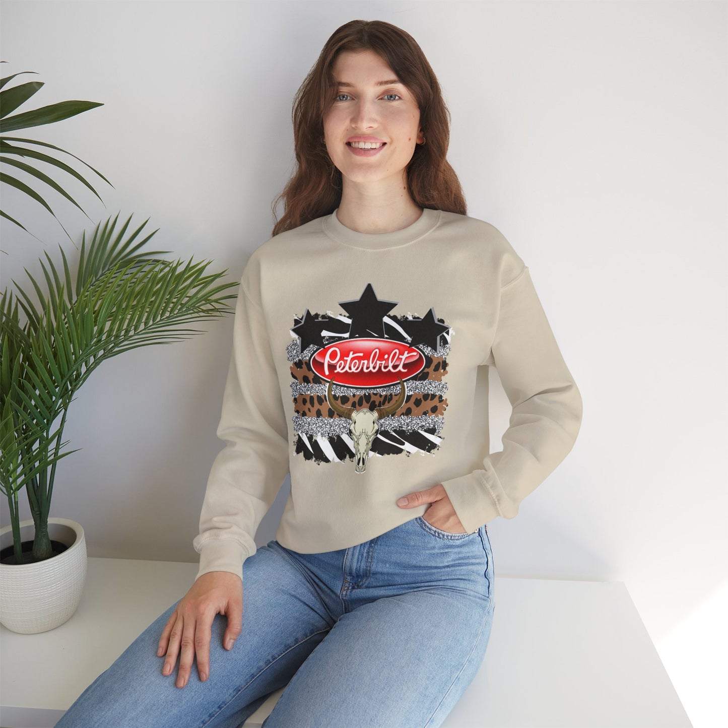 Animal Print Peterbilt Sweatshirt