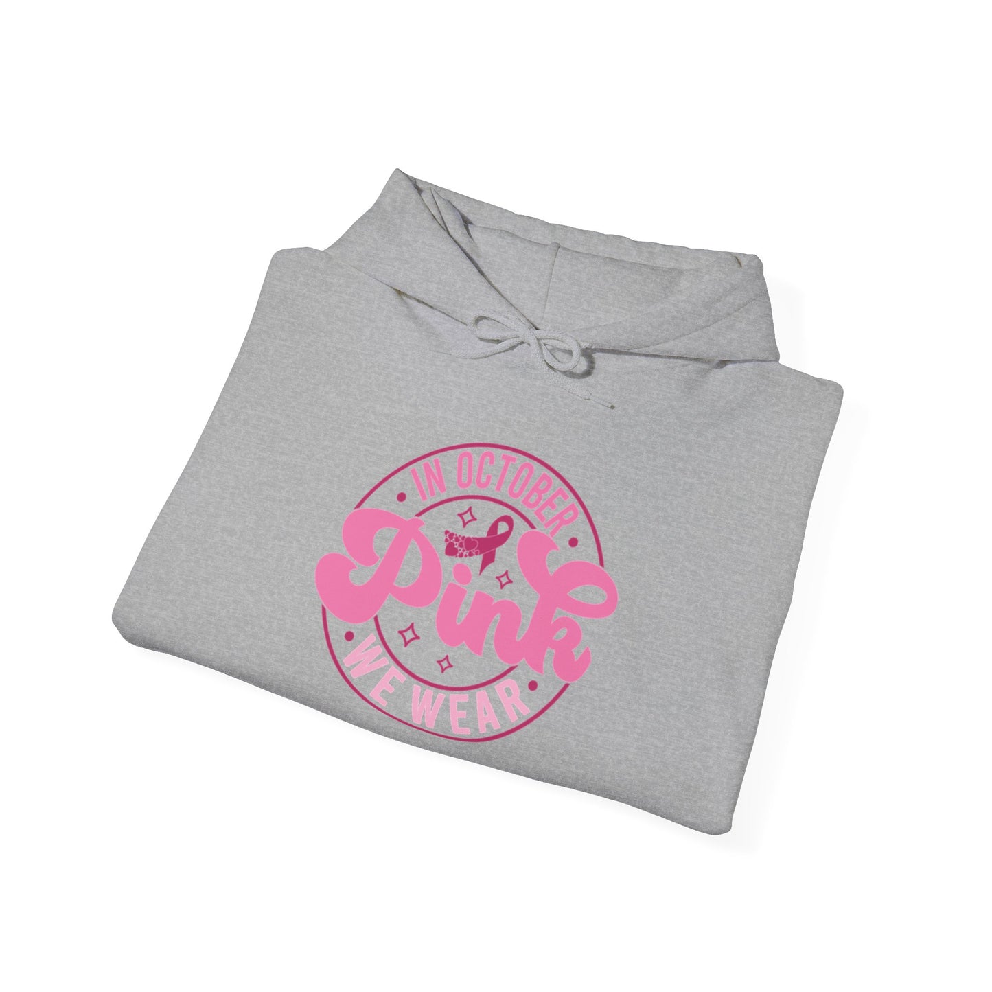 'In October We Wear Pink' Comfort Hoodie