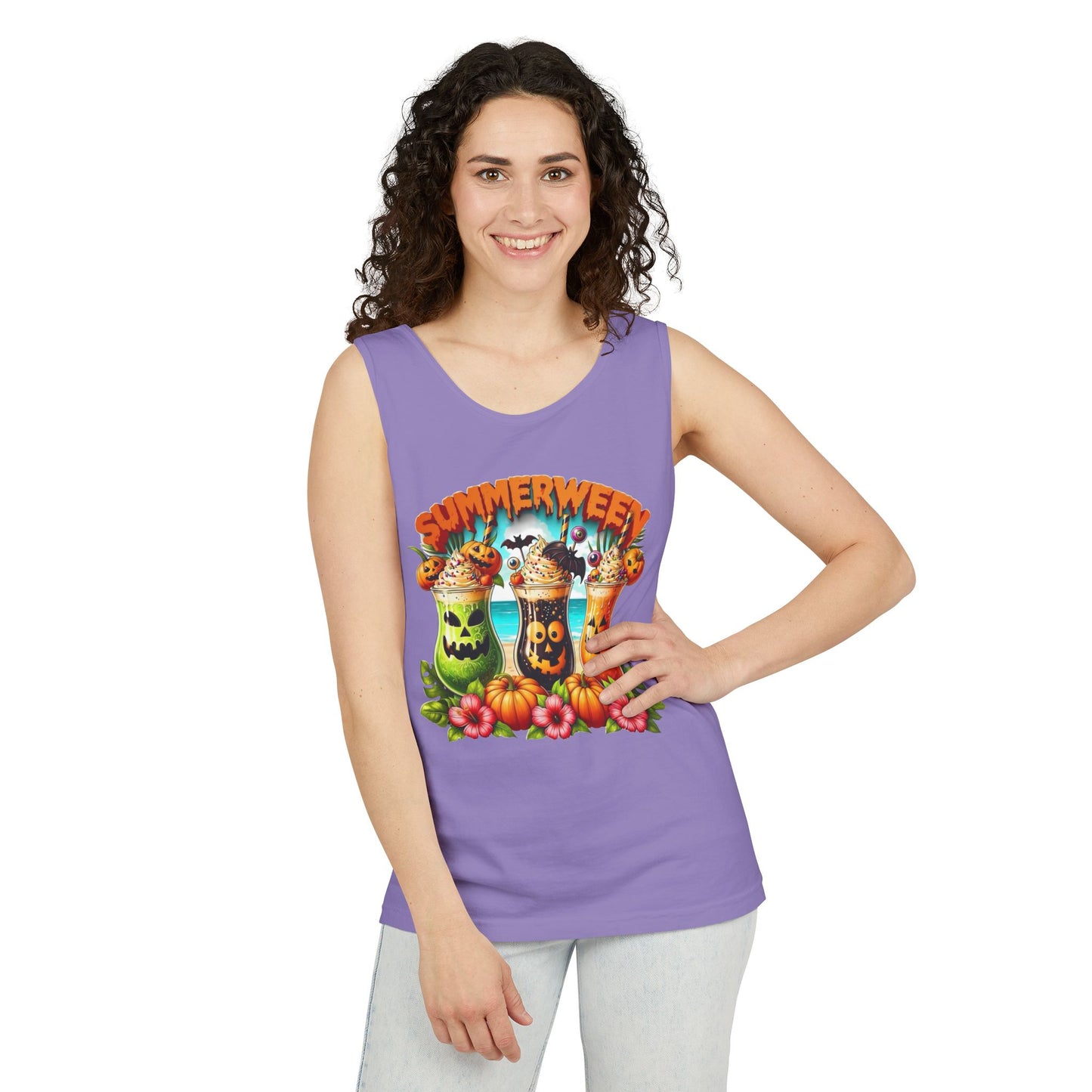 Summerween Unisex Garment-Dyed Tank Top
