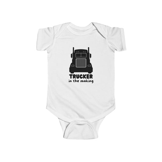 Trucker In The Making Baby Bodysuit