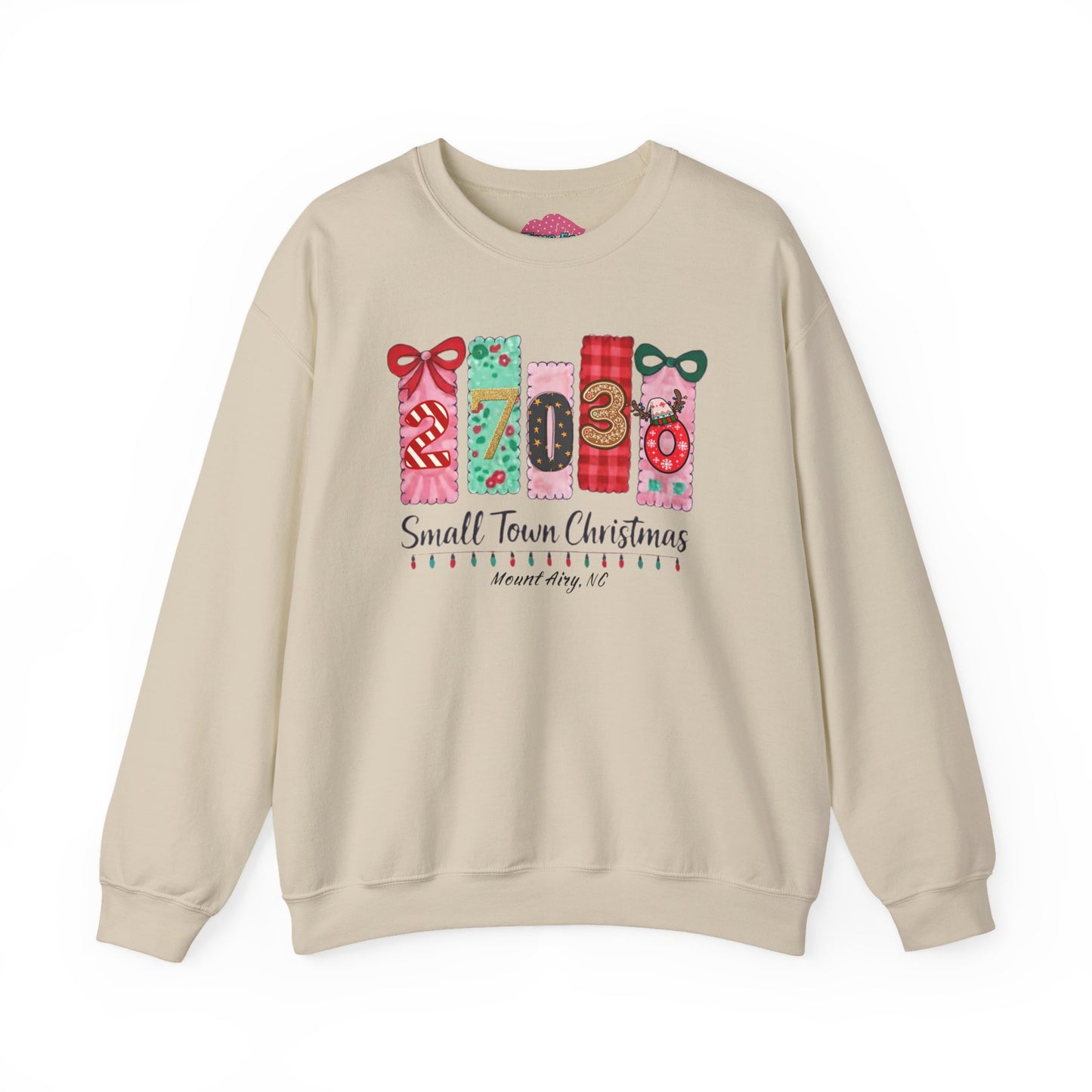 Small Town Christmas Zip Code Sweatshirt