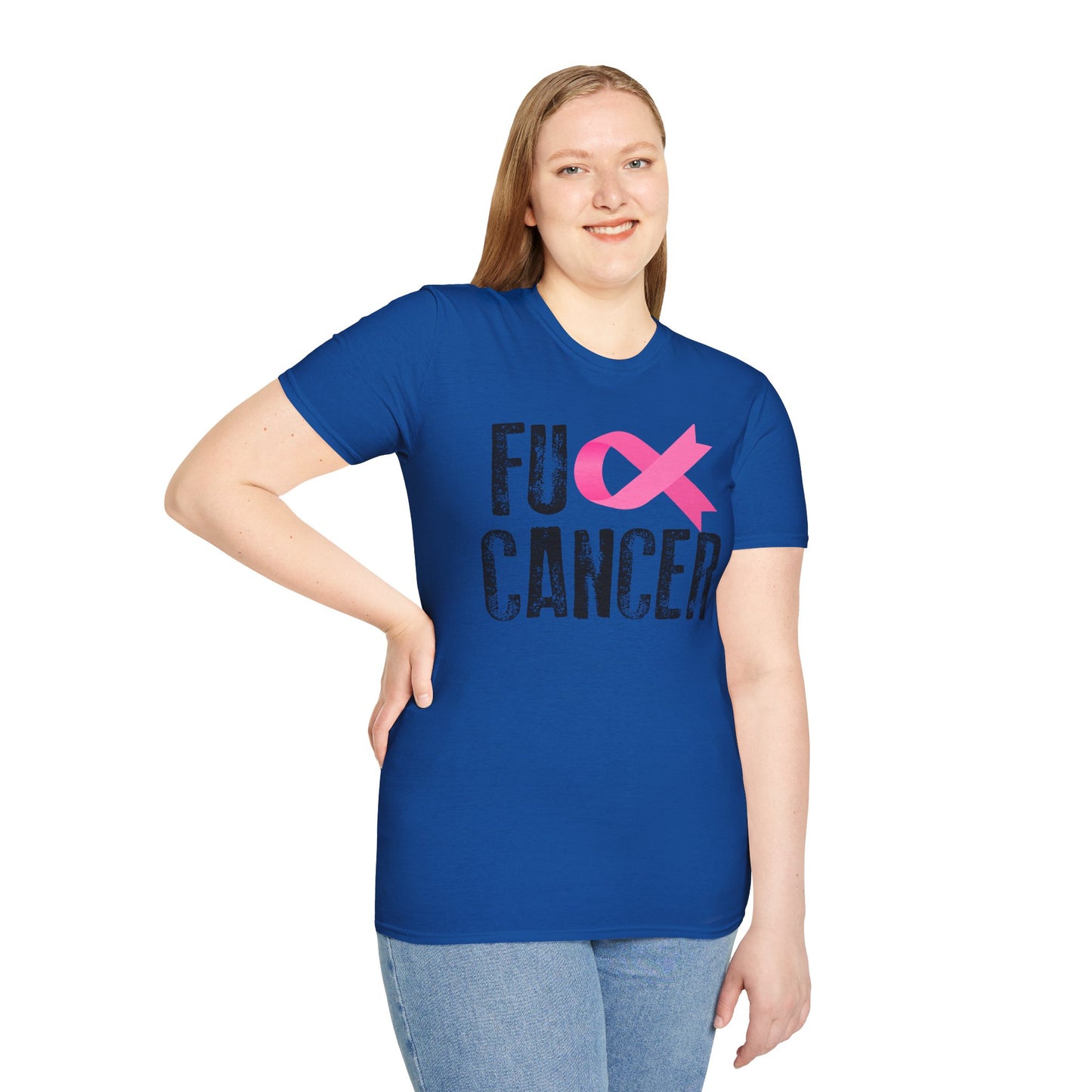 F-Cancer Awareness Unisex Soft Style Tee