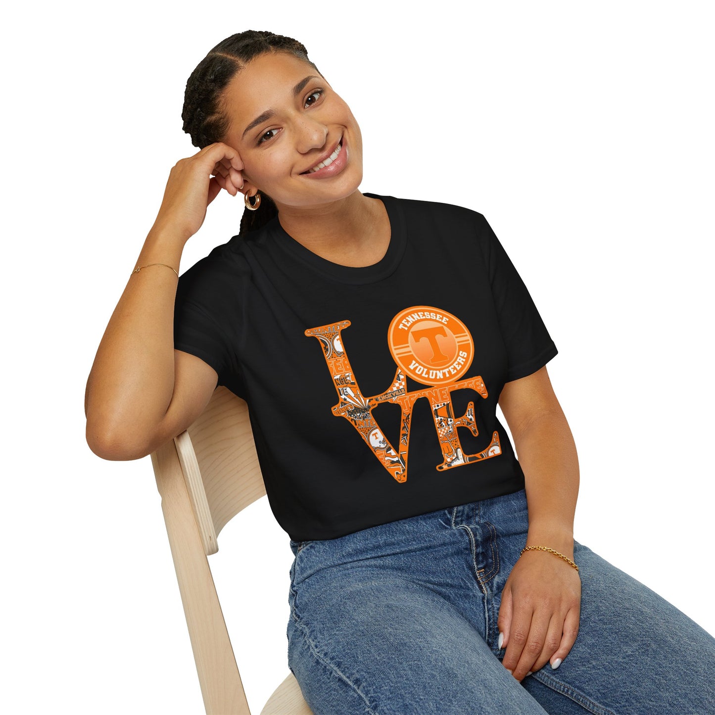 Tennessee Vols Love Unisex Soft Style Tee