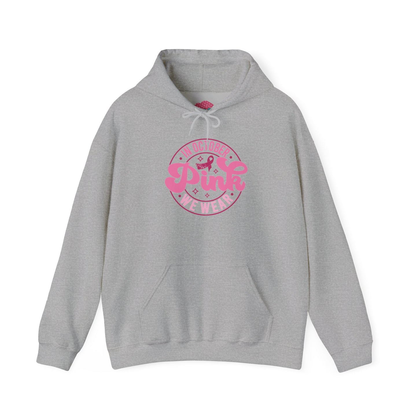 'In October We Wear Pink' Comfort Hoodie
