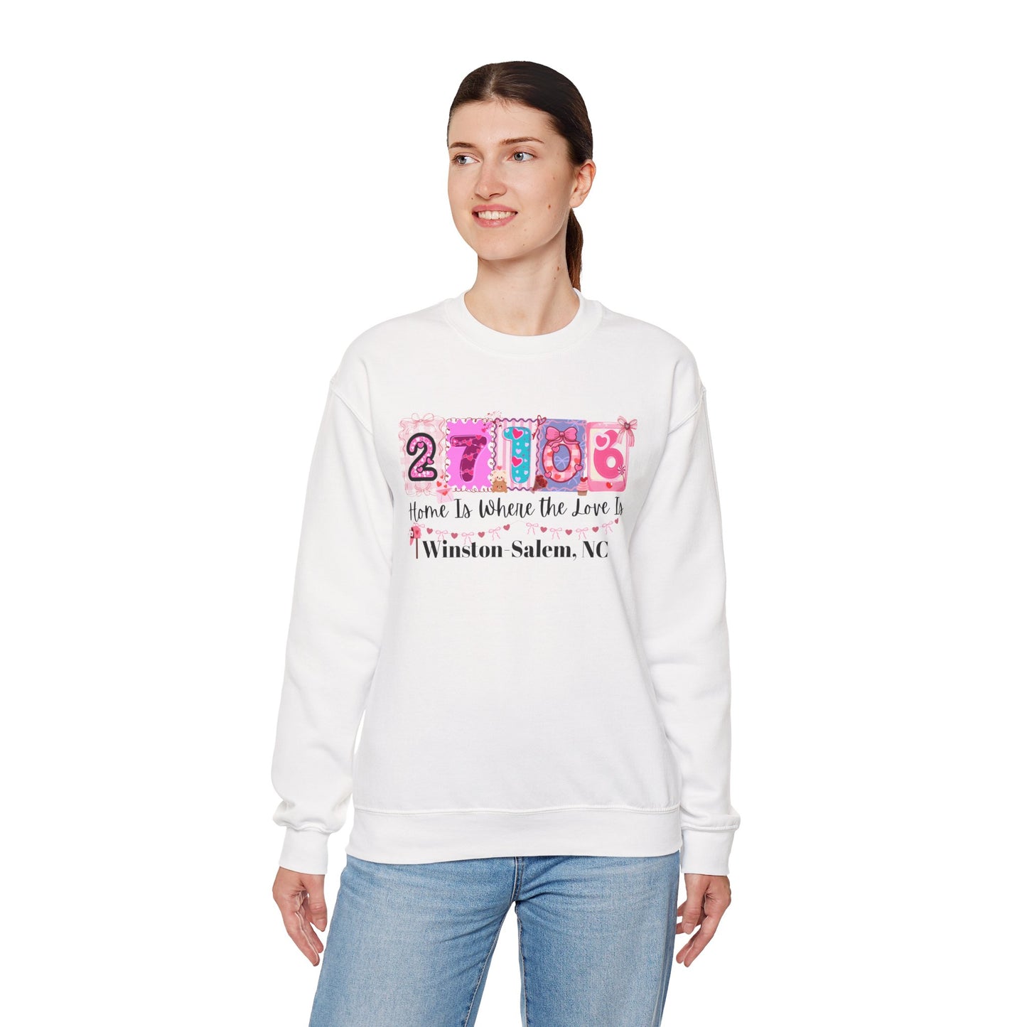 Home Is Where The Love Is Crewneck Sweatshirt