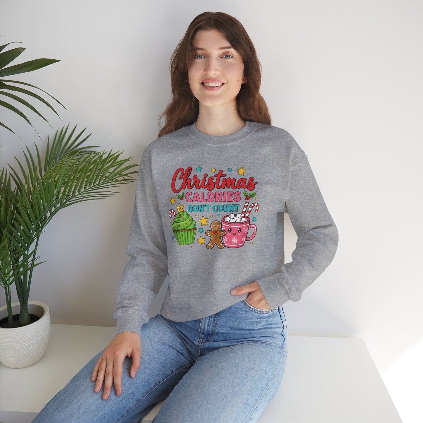 Christmas Calories Don’t Count Crewneck Sweatshirt