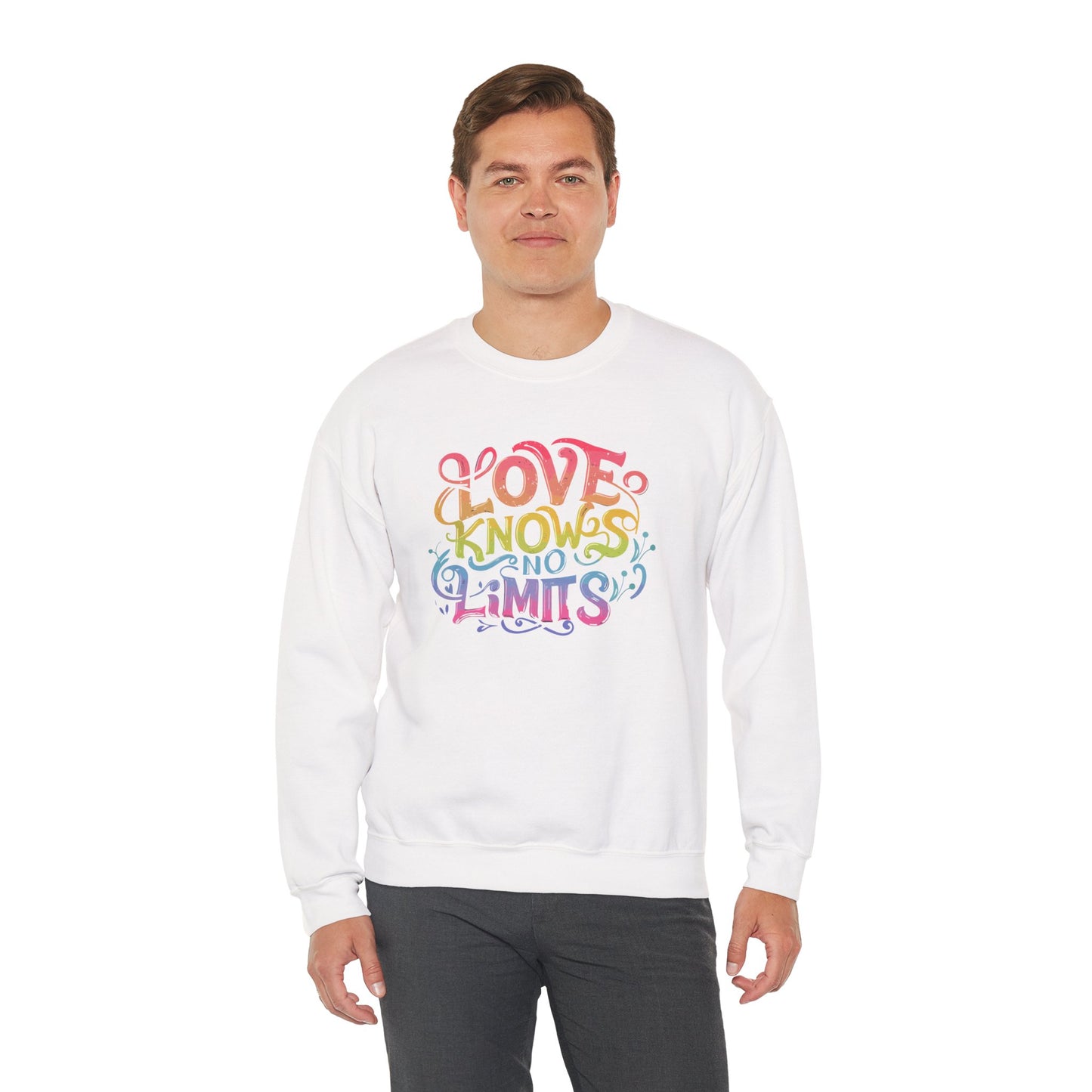 Love Knows No Limits Rainbow Unisex Sweatshirt