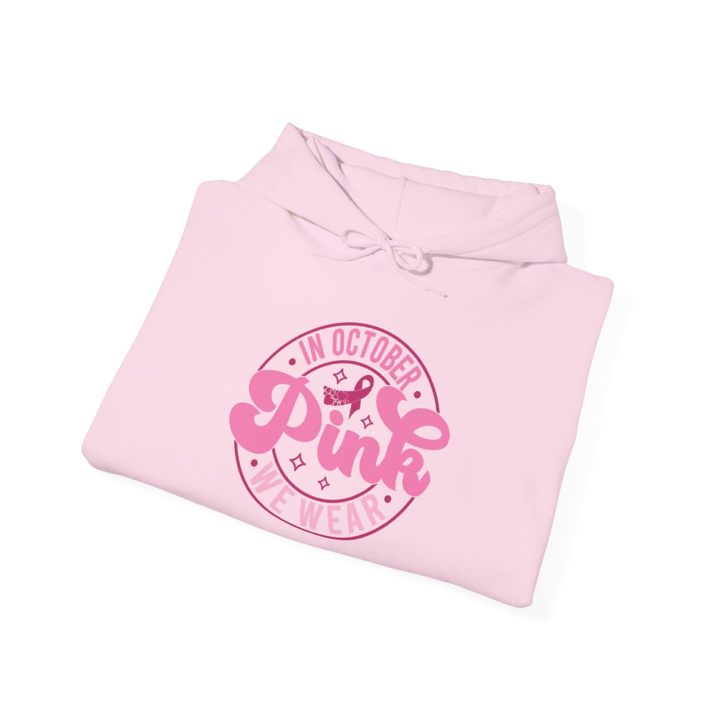 'In October We Wear Pink' Comfort Hoodie