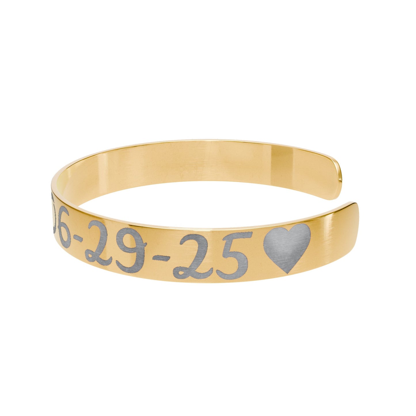 Personalized Engraved Cuff Bracelet
