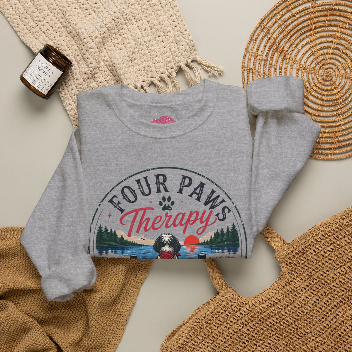 Four Paws Therapy Crewneck Sweatshirt