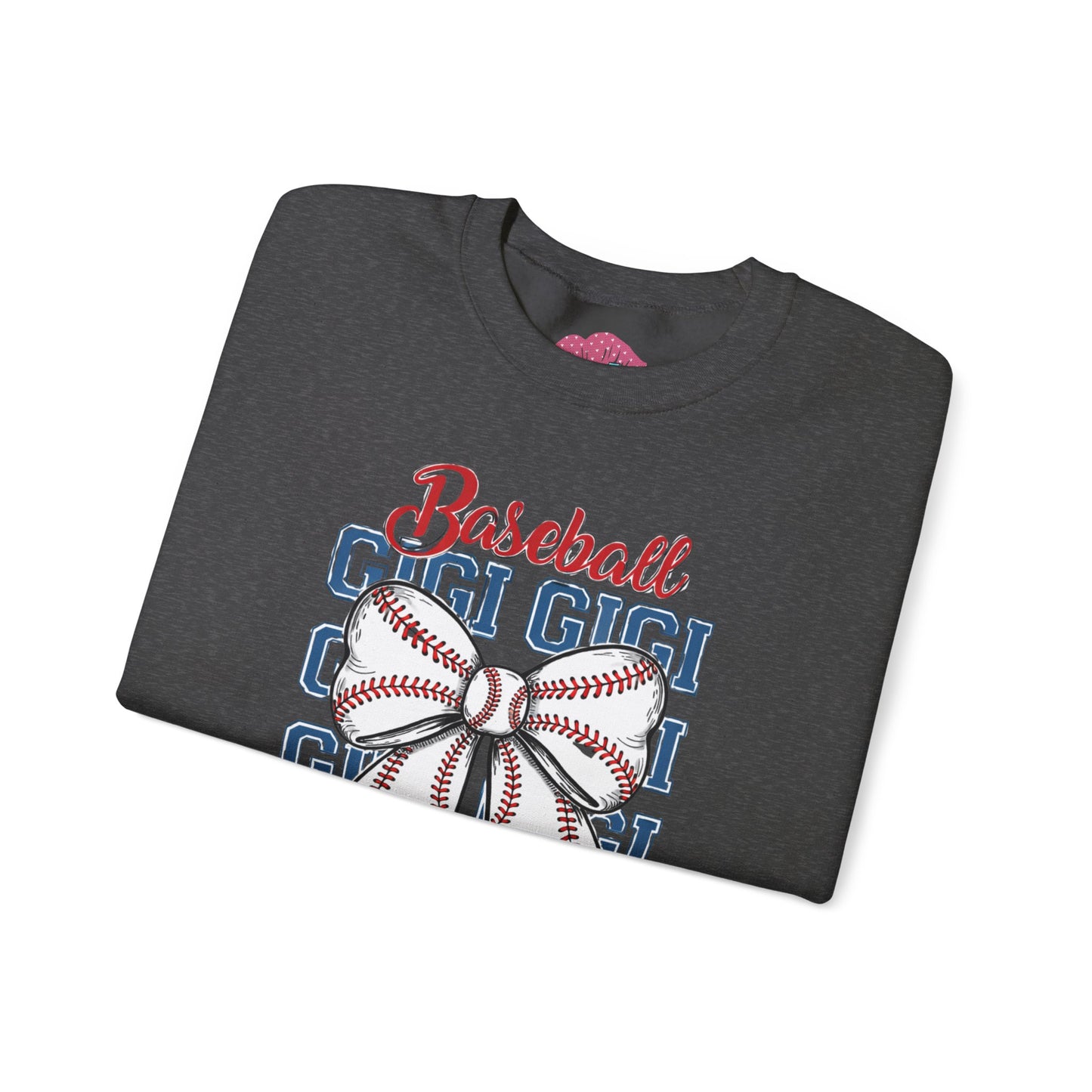 Gigi Baseball Bow Crewneck Sweatshirt