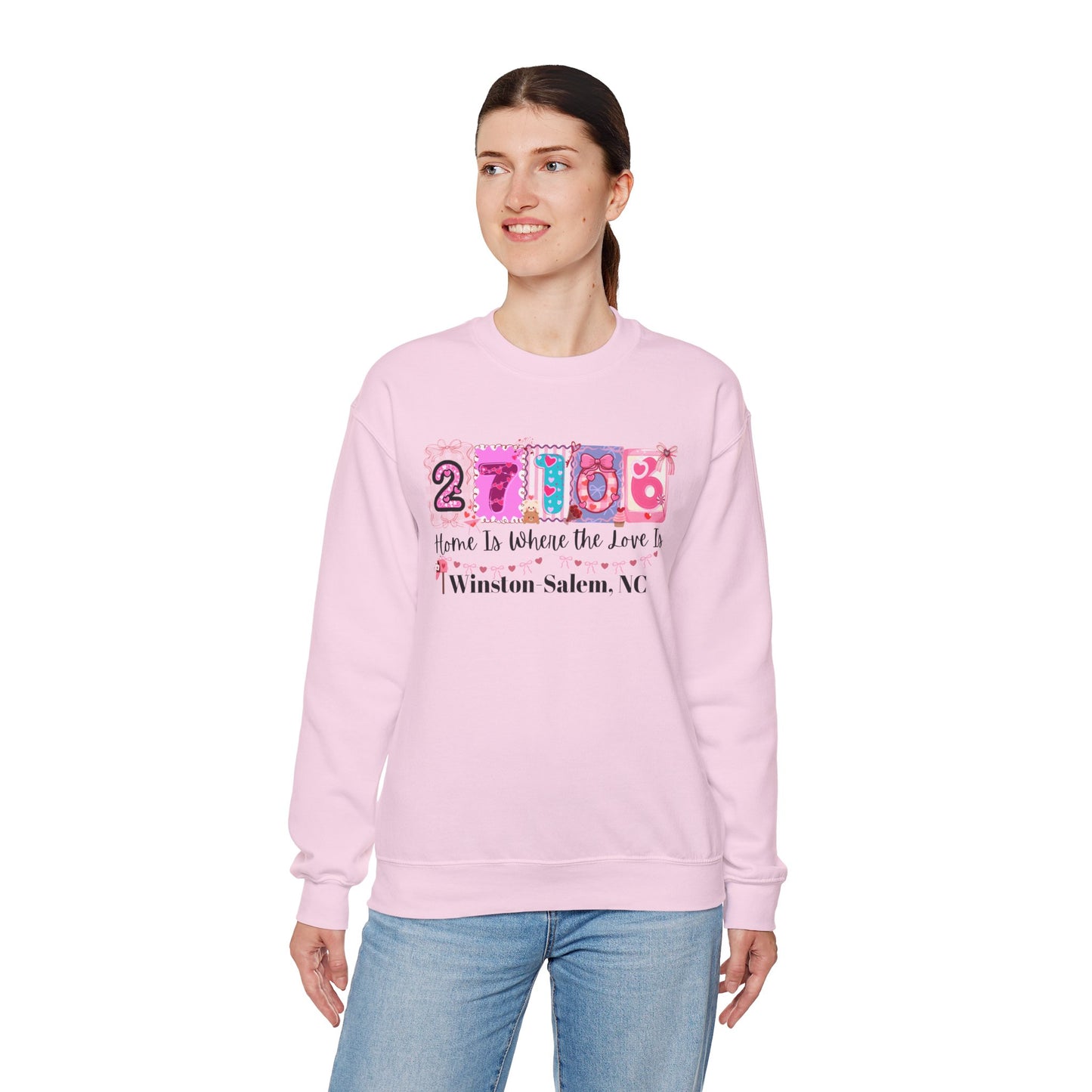 Home Is Where The Love Is Crewneck Sweatshirt