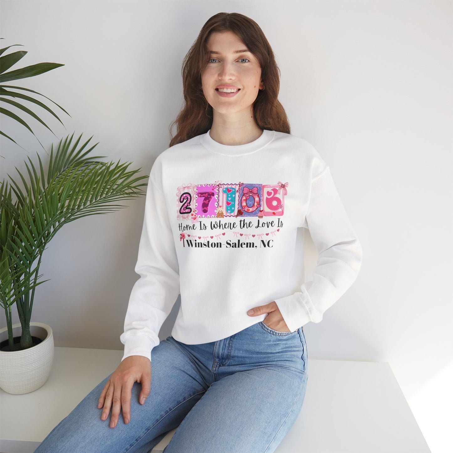 Home Is Where The Love Is Crewneck Sweatshirt