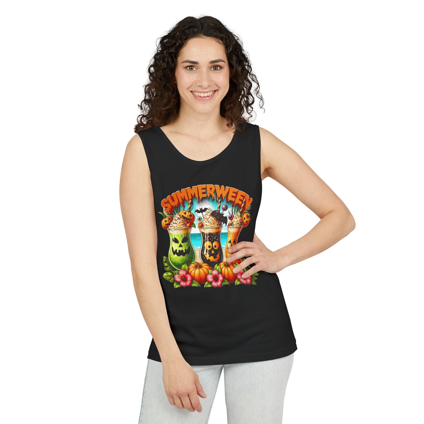 Summerween Unisex Garment-Dyed Tank Top