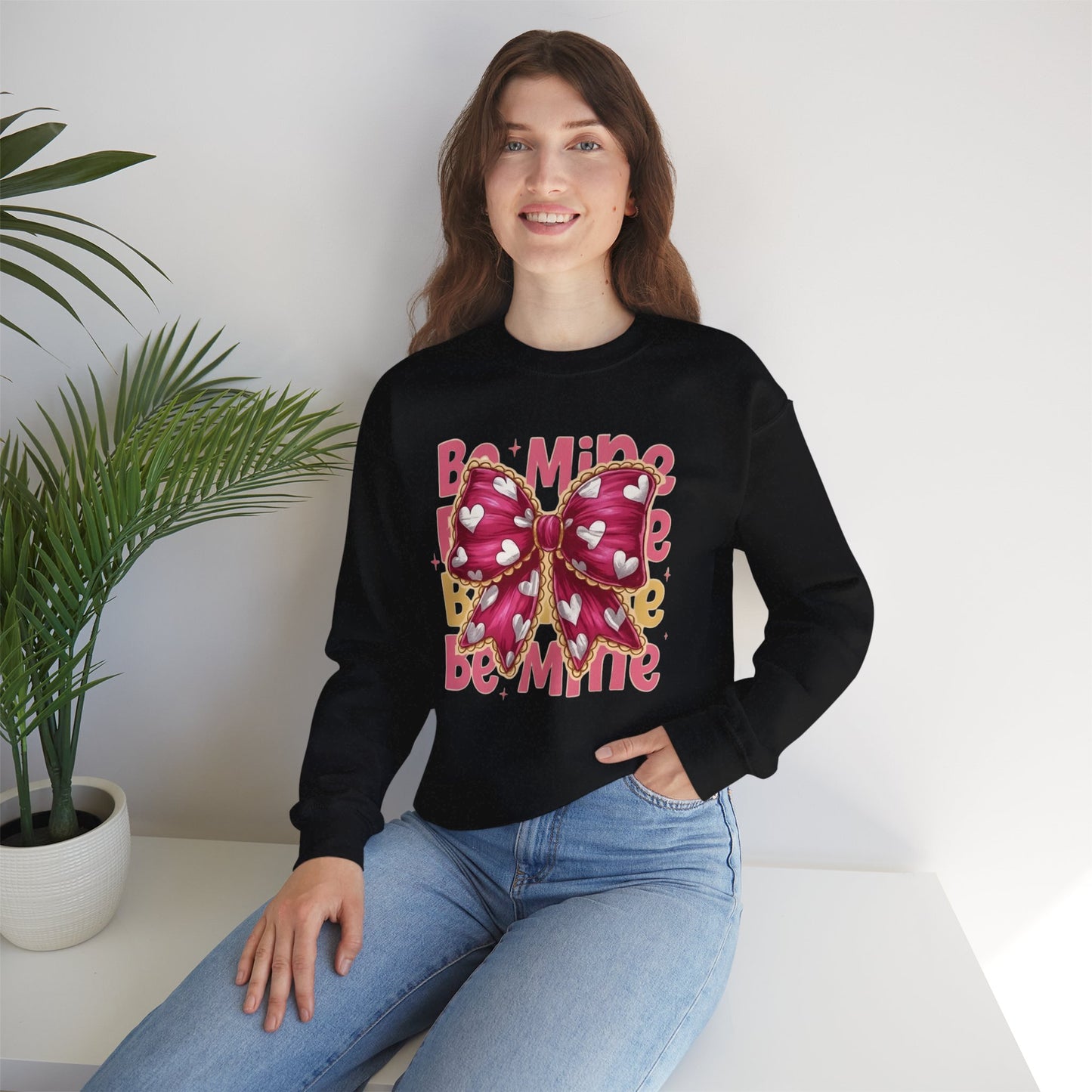 Be Mine Bow Sweatshirt
