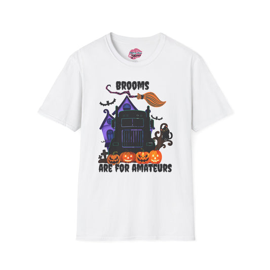 Brooms Are for Amateurs Halloween Tee
